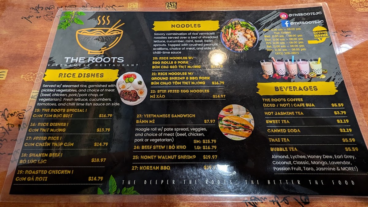 Menu The Roots Vietnamese Restaurant-2
