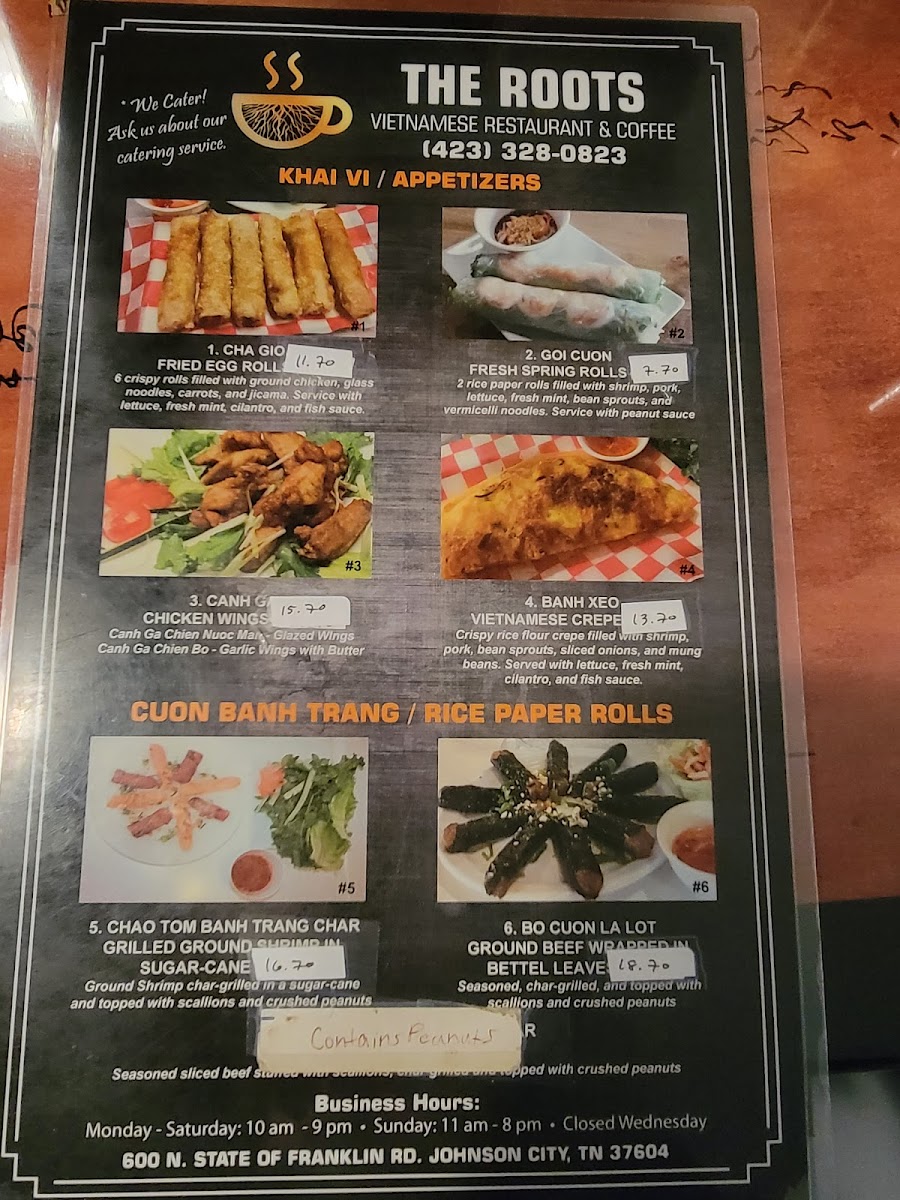 Menu The Roots Vietnamese Restaurant-7